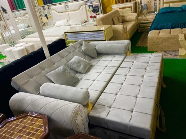SOFA BED LIGHT GRY